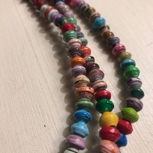 Noonday Paper Bead Necklace